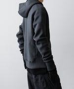 画像をギャラリービューアに読み込む, 【OPPOSE DUALITY】ZIP UP RIB HOODIE - BLACK
