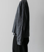 画像をギャラリービューアに読み込む, VEIN ヴェインのSUEDED CO JERSEY DISTRESSED VESSEL L/S TEE - X.BLACKの公式通販サイトsession福岡セレクトショップ
