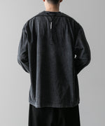 画像をギャラリービューアに読み込む, VEIN ヴェインのSUEDED CO JERSEY DISTRESSED VESSEL L/S TEE - X.BLACKの公式通販サイトsession福岡セレクトショップ
