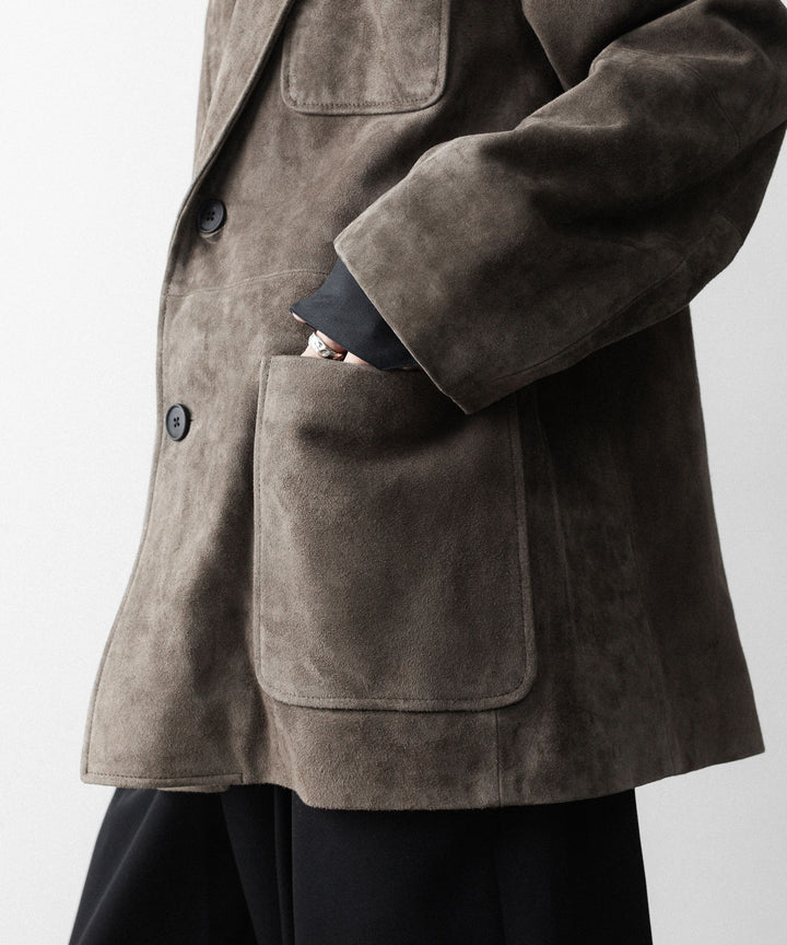 ssstein(シュタイン)のGOAT SUEDE BLAZER - OLIVEの公式通販サイトsession福岡セレクトショップ