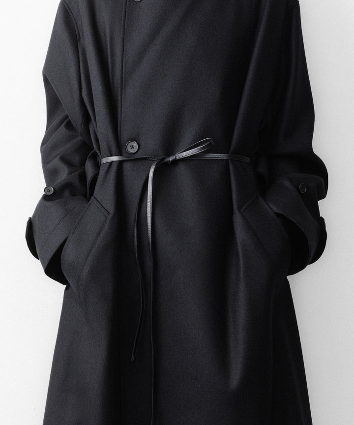 ssstein(シュタイン)のWOOL MELTON OVERSIZED DOUBLE BREASTED COAT - BLACKの公式通販サイトsession福岡セレクトショップ