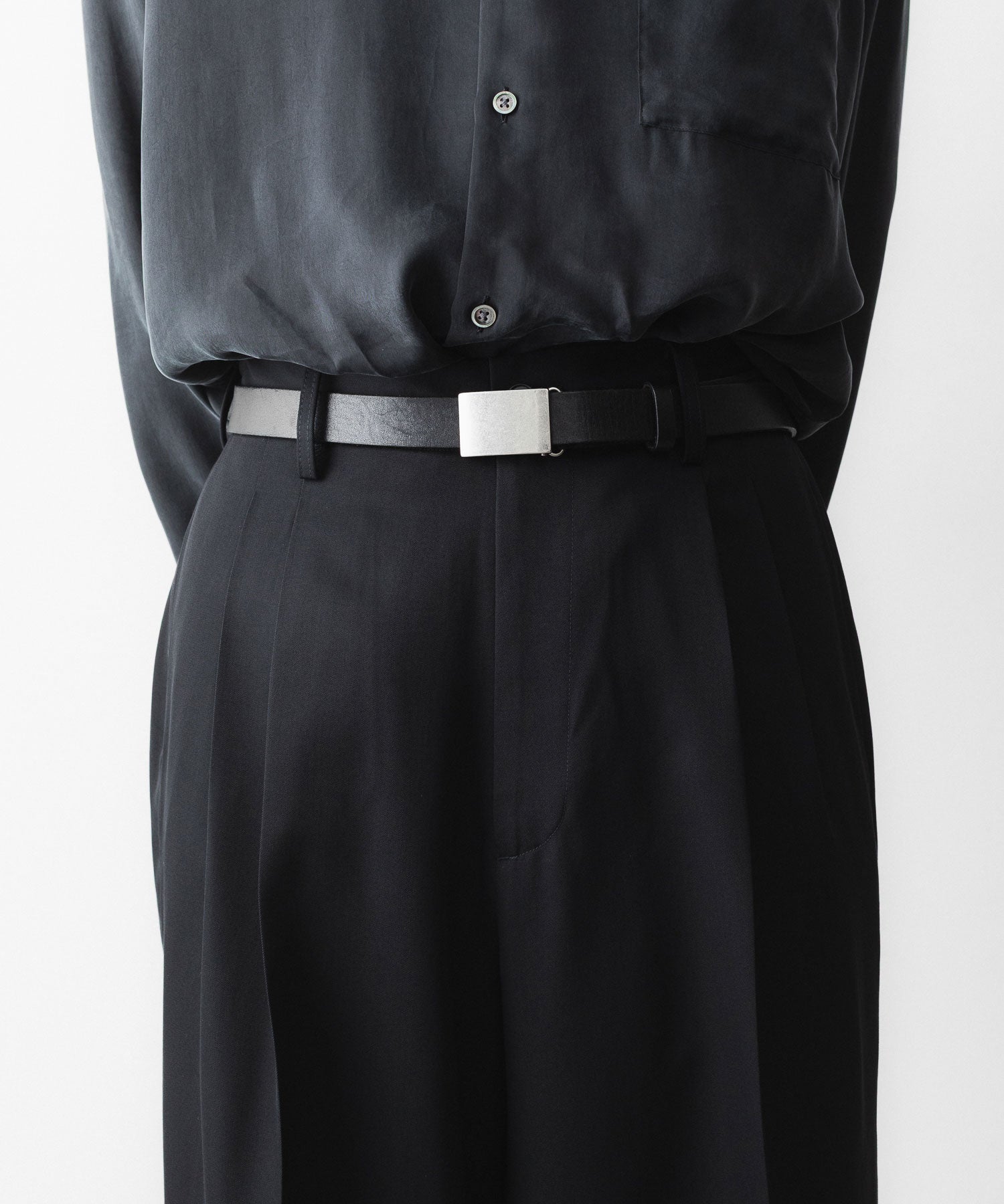 ssstein / シュタイン】EASY LONG WIDE TROUSERS - BLACK | 公式通販
