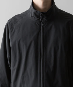 ssstein(シュタイン)の24AWコレクション WINDBREAKER STAND COLLAR JACKET - BLACK 公式通販サイトsession福岡セレクトショップ