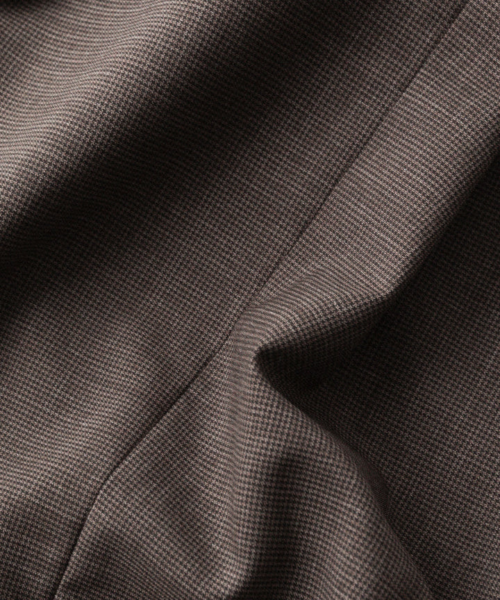 CODA -コーダのBROWN CHECKED WOOL INVERTED TUCKS SLACKのBROWN CHECKED公式通販サイトsession福岡セレクトショップ