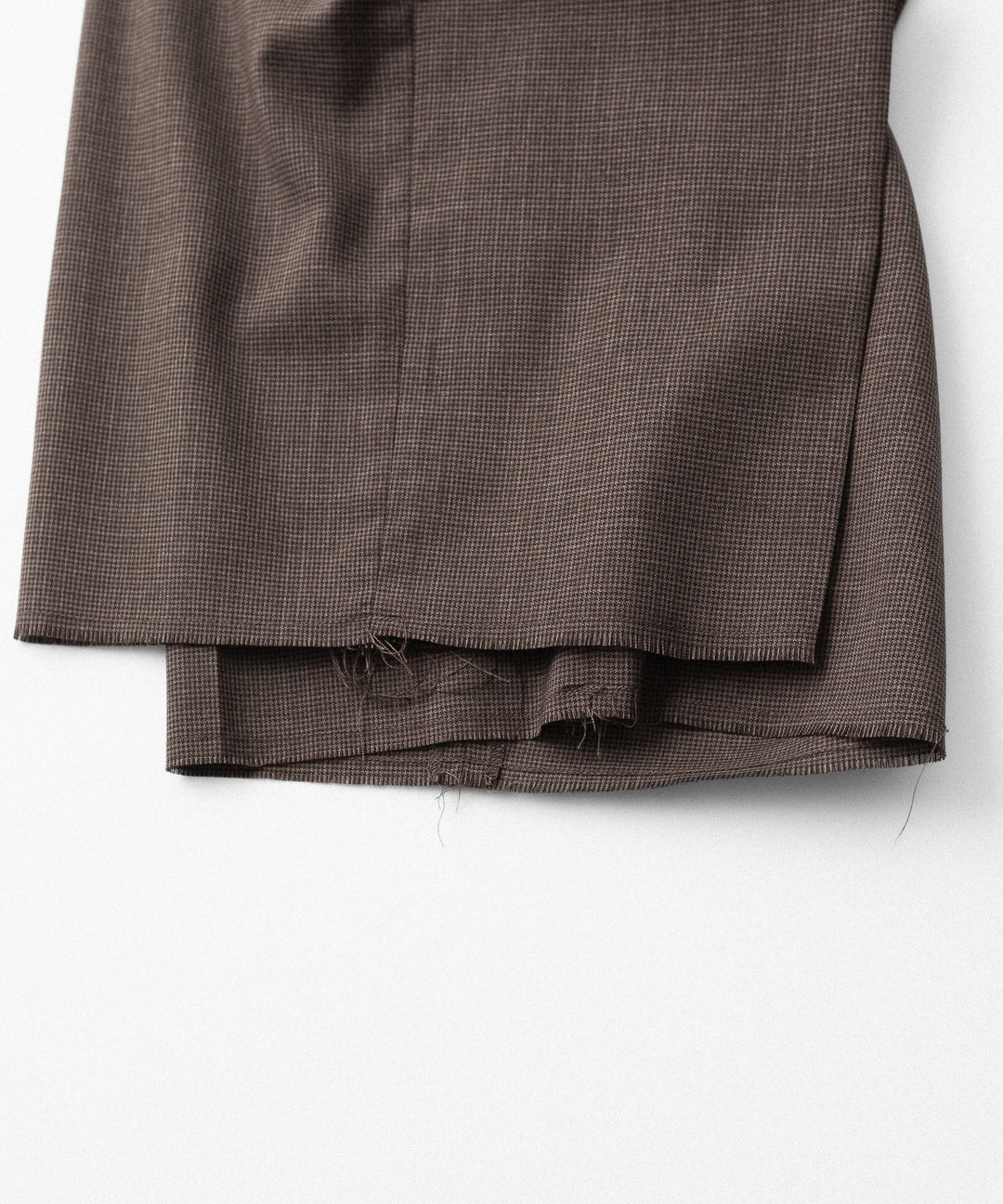 CODA -コーダのBROWN CHECKED WOOL INVERTED TUCKS SLACKのBROWN CHECKED公式通販サイトsession福岡セレクトショップ