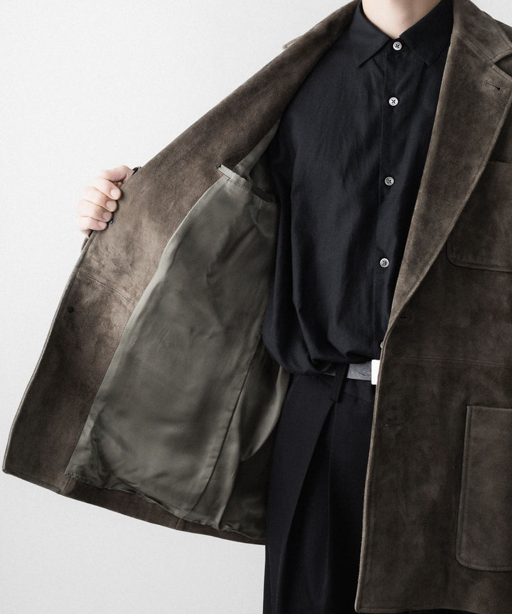 ssstein(シュタイン)のGOAT SUEDE BLAZER - OLIVEの公式通販サイトsession福岡セレクトショップ