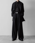 画像をギャラリービューアに読み込む, ssstein(シュタイン)の24AWコレクション EXTRA WIDE TROUSERS - BLACK 公式通販サイトsession福岡セレクトショップ
