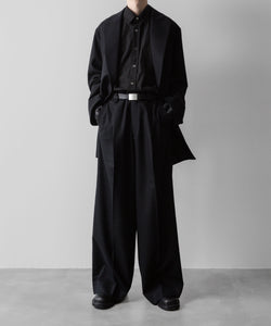 ssstein(シュタイン)の24AWコレクション EXTRA WIDE TROUSERS - BLACK 公式通販サイトsession福岡セレクトショップ