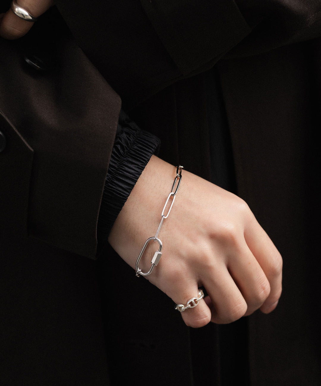 THE OBJECT - ザオブジェクトのSIGNATURE MINI KARABINA BRACELET のSILVERの公式通販サイトsession福岡セレクトショップ