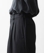 画像をギャラリービューアに読み込む, ssstein(シュタイン)のEASY LONG WIDE TROUSERS - BLACKの公式通販サイトsession福岡セレクトショップ
