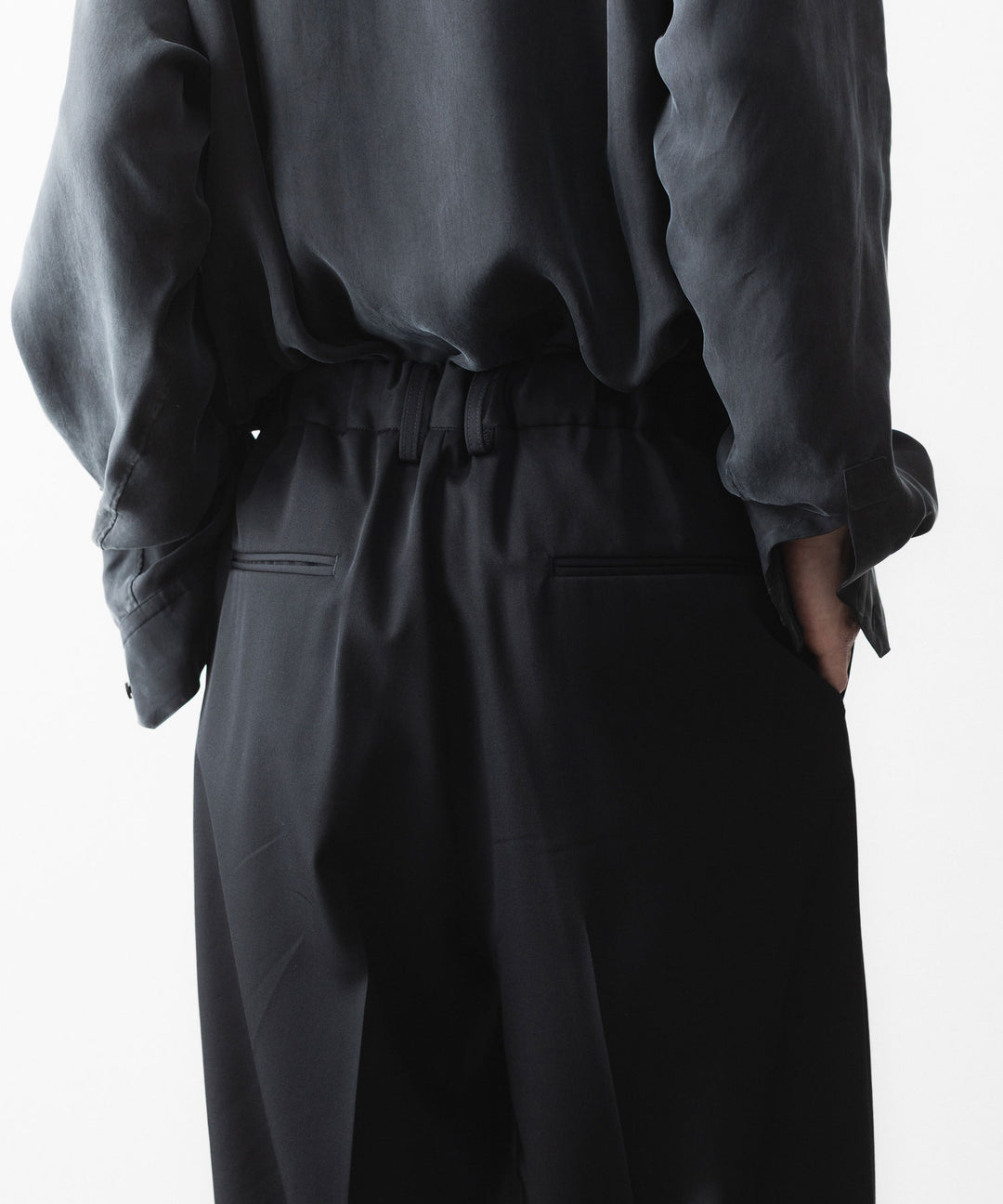 ssstein(シュタイン)のEASY LONG WIDE TROUSERS - BLACKの公式通販サイトsession福岡セレクトショップ