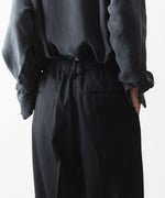 画像をギャラリービューアに読み込む, ssstein(シュタイン)のEASY LONG WIDE TROUSERS - BLACKの公式通販サイトsession福岡セレクトショップ
