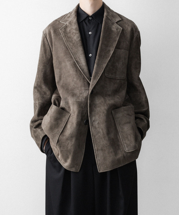 ssstein(シュタイン)のGOAT SUEDE BLAZER - OLIVEの公式通販サイトsession福岡セレクトショップ