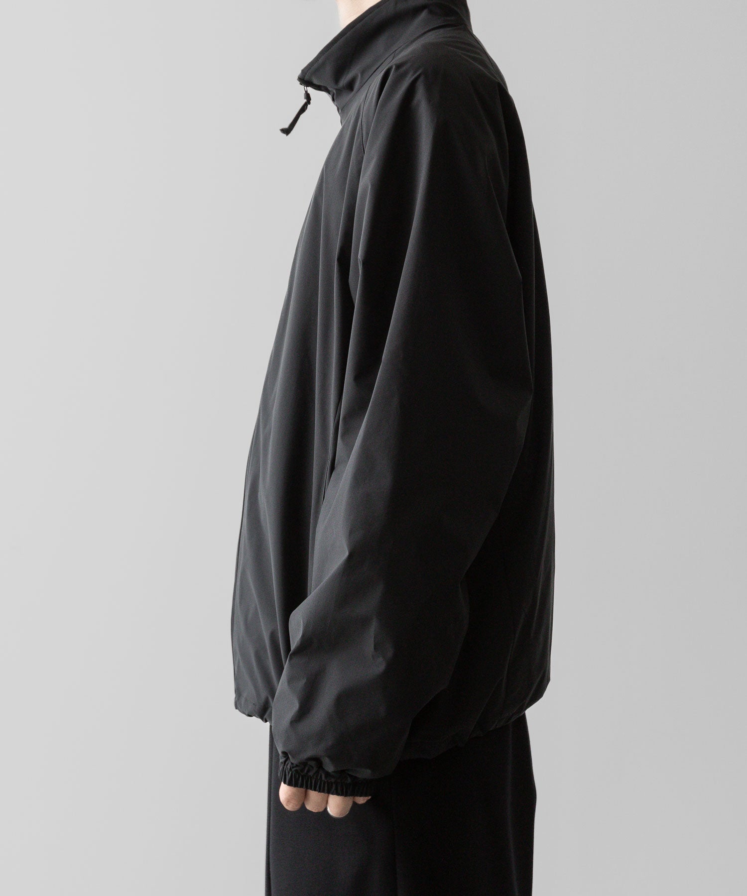 ssstein(シュタイン)の24AWコレクション WINDBREAKER STAND COLLAR JACKET - BLACK 公式通販サイトsession福岡セレクトショップ