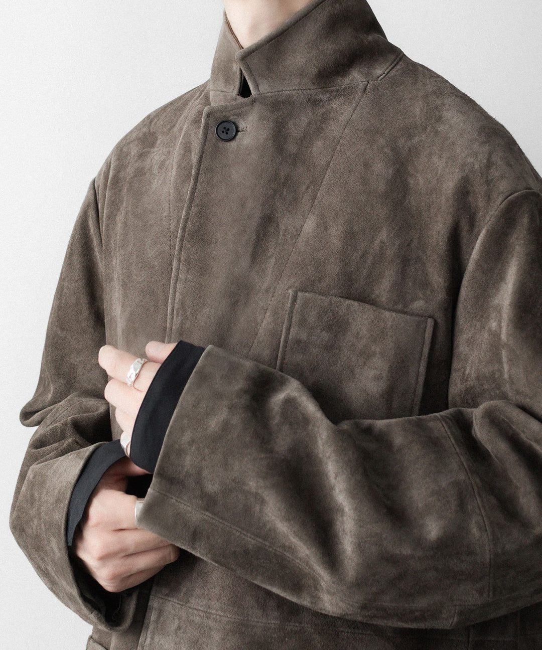 ssstein(シュタイン)のGOAT SUEDE BLAZER - OLIVEの公式通販サイトsession福岡セレクトショップ