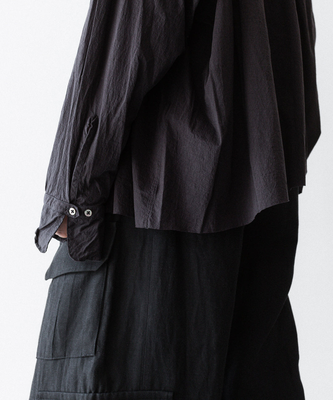 KANEMASA PHIL. カネマサフィルの46G ECLIPSE SHIRTのCHARCOAL公式通販サイトsession福岡セレクトショップ