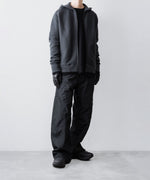 画像をギャラリービューアに読み込む, 【OPPOSE DUALITY】ZIP UP RIB HOODIE - BLACK
