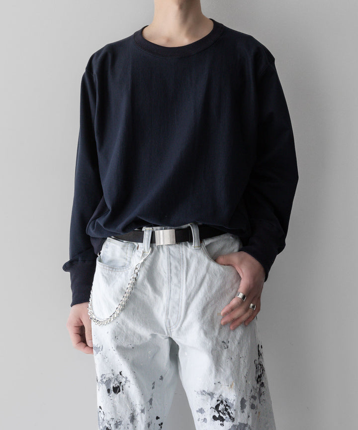 【INTÉRIM】インテリムのREVERSE WAVE L/S HIGH GAGE SWEAT SHIRT - D.NAVY公式通販サイトsession福岡セレクトショップ
