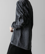 画像をギャラリービューアに読み込む, VEIN ヴェインのSUEDED CO JERSEY DISTRESSED VESSEL L/S TEE - X.BLACKの公式通販サイトsession福岡セレクトショップ
