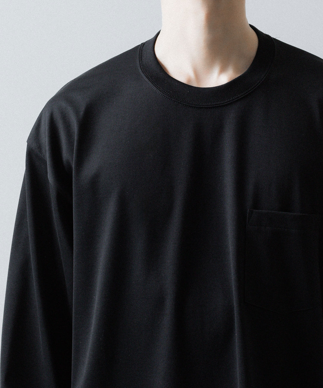 ssstein(シュタイン)のOVERSIZED LONG SLEEVE POCKET TEE - BLACKの公式通販サイトsession福岡セレクトショップ