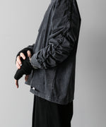 画像をギャラリービューアに読み込む, VEIN ヴェインのSUEDED CO JERSEY DISTRESSED VESSEL L/S TEE - X.BLACKの公式通販サイトsession福岡セレクトショップ
