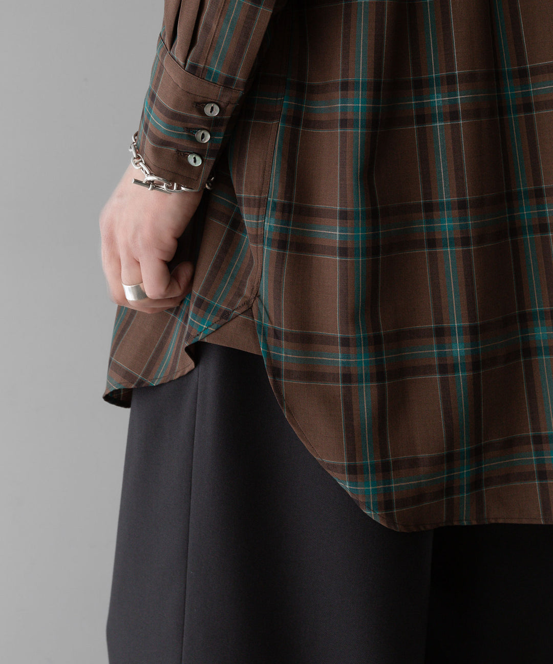 【INTÉRIM】インテリムの服 HYPER BIG WATER REPELLENT CHECK LONG HORN WESTERN SHIRT - COCOA CHECK 公式通販サイトsession福岡セレクトショップ