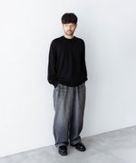 画像をギャラリービューアに読み込む, ANTHEM A アンセムエーのWASHED DENIM NO-BRAINER PANTSのBLACK 公式通販サイトsession福岡セレクトショップ
