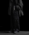 【ssstein】CARGO POCKET WIDE EASY TROUSERS - BLACK