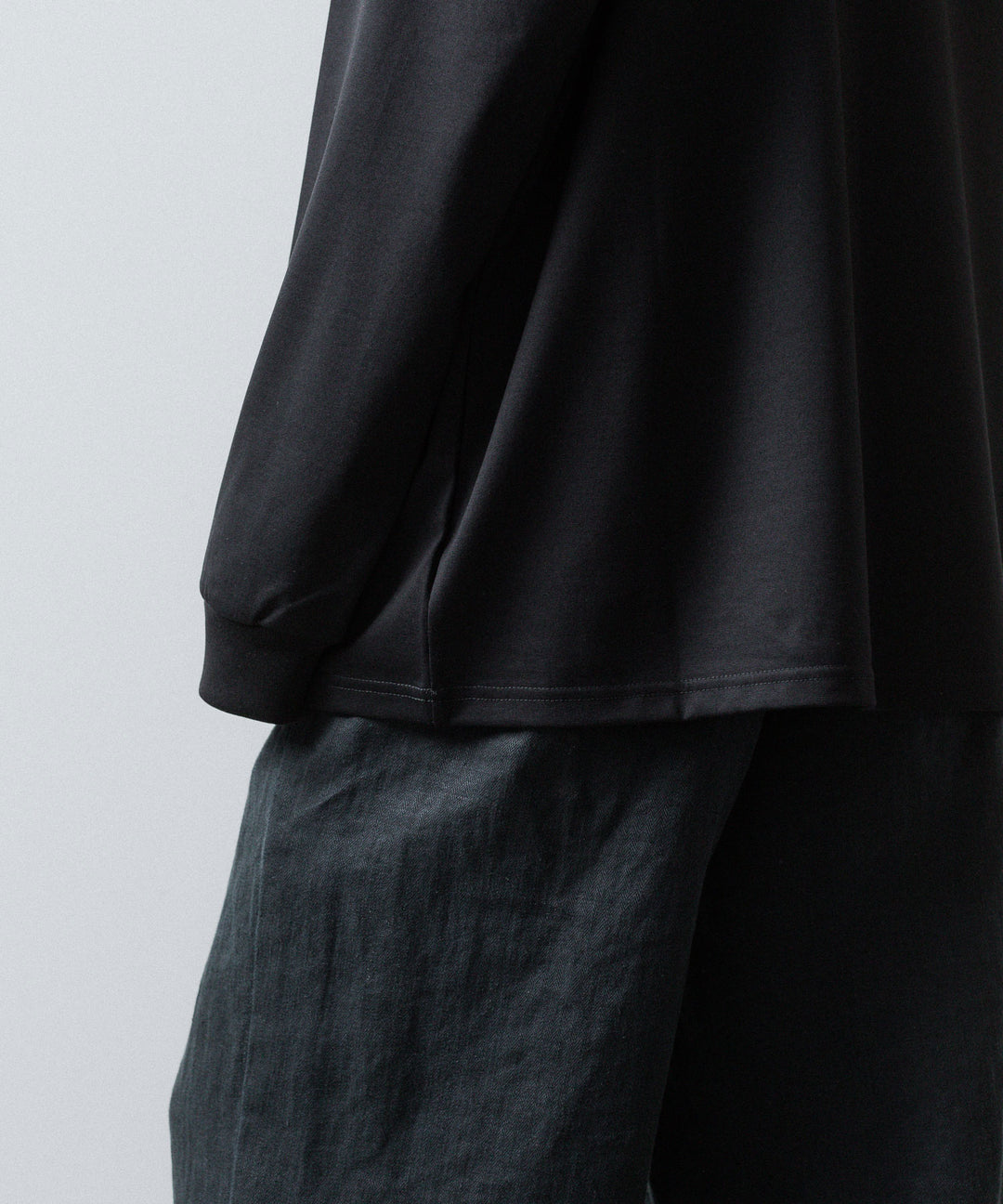 ssstein(シュタイン)のOVERSIZED LONG SLEEVE POCKET TEE - BLACKの公式通販サイトsession福岡セレクトショップ
