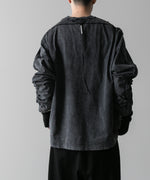 画像をギャラリービューアに読み込む, VEIN ヴェインのSUEDED CO JERSEY DISTRESSED VESSEL L/S TEE - X.BLACKの公式通販サイトsession福岡セレクトショップ
