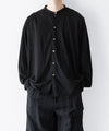 【KANEMASA PHIL.】46G ECLIPSE SHIRT - BLACK