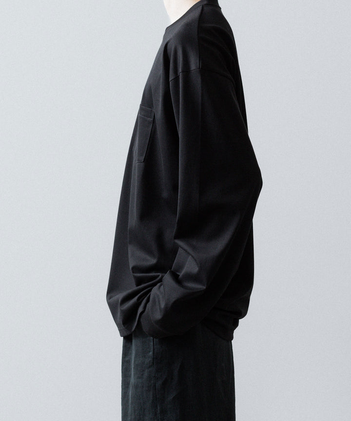 ssstein(シュタイン)のOVERSIZED LONG SLEEVE POCKET TEE - BLACKの公式通販サイトsession福岡セレクトショップ