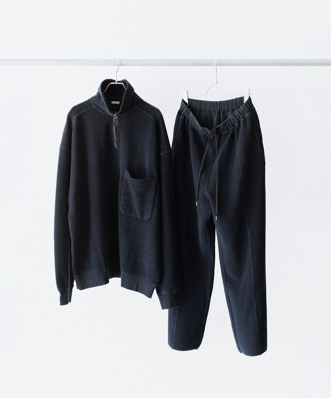 phebus フィーバス SULFUR DYE FLEECE P/OのBLACK公式通販サイトsession福岡セレクトショップ