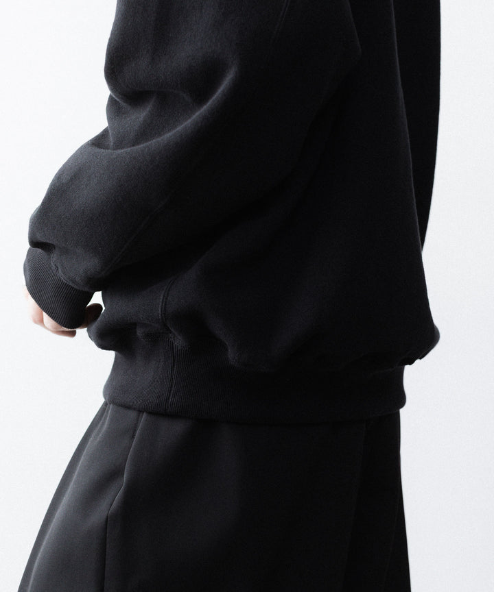 ssstein(シュタイン)の LOOPWHEEL COTTON SWEAT LS - BLACKの公式通販サイトsession福岡セレクトショップ