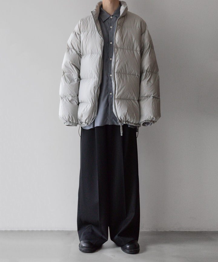 【stein】OVERSIZED CUPRO LS SHIRT - BLUE GREY シュタイン 23ss sessionセッション 福岡セレクトショップ 公式通販サイト