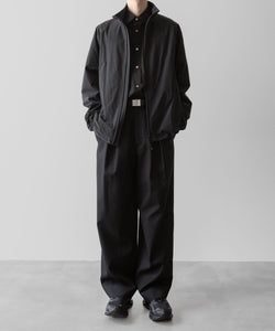 ssstein(シュタイン)の24AWコレクション WINDBREAKER STAND COLLAR JACKET - BLACK 公式通販サイトsession福岡セレクトショップ