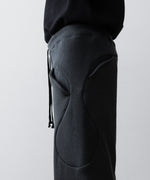 画像をギャラリービューアに読み込む, OPPOSE DUALITY-オポーズデュアリティのSUB ONG RIB SWEAT PANTSのBLACK公式通販サイトsession福岡セレクトショップ
