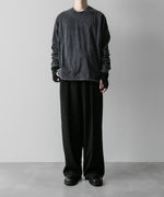 画像をギャラリービューアに読み込む, VEIN ヴェインのSUEDED CO JERSEY DISTRESSED VESSEL L/S TEE - X.BLACKの公式通販サイトsession福岡セレクトショップ
