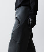 画像をギャラリービューアに読み込む, OPPOSE DUALITY-オポーズデュアリティのSUB ONG RIB SWEAT PANTSのBLACK公式通販サイトsession福岡セレクトショップ
