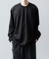 【ssstein】OVERSIZED LONG SLEEVE POCKET TEE - BLACK