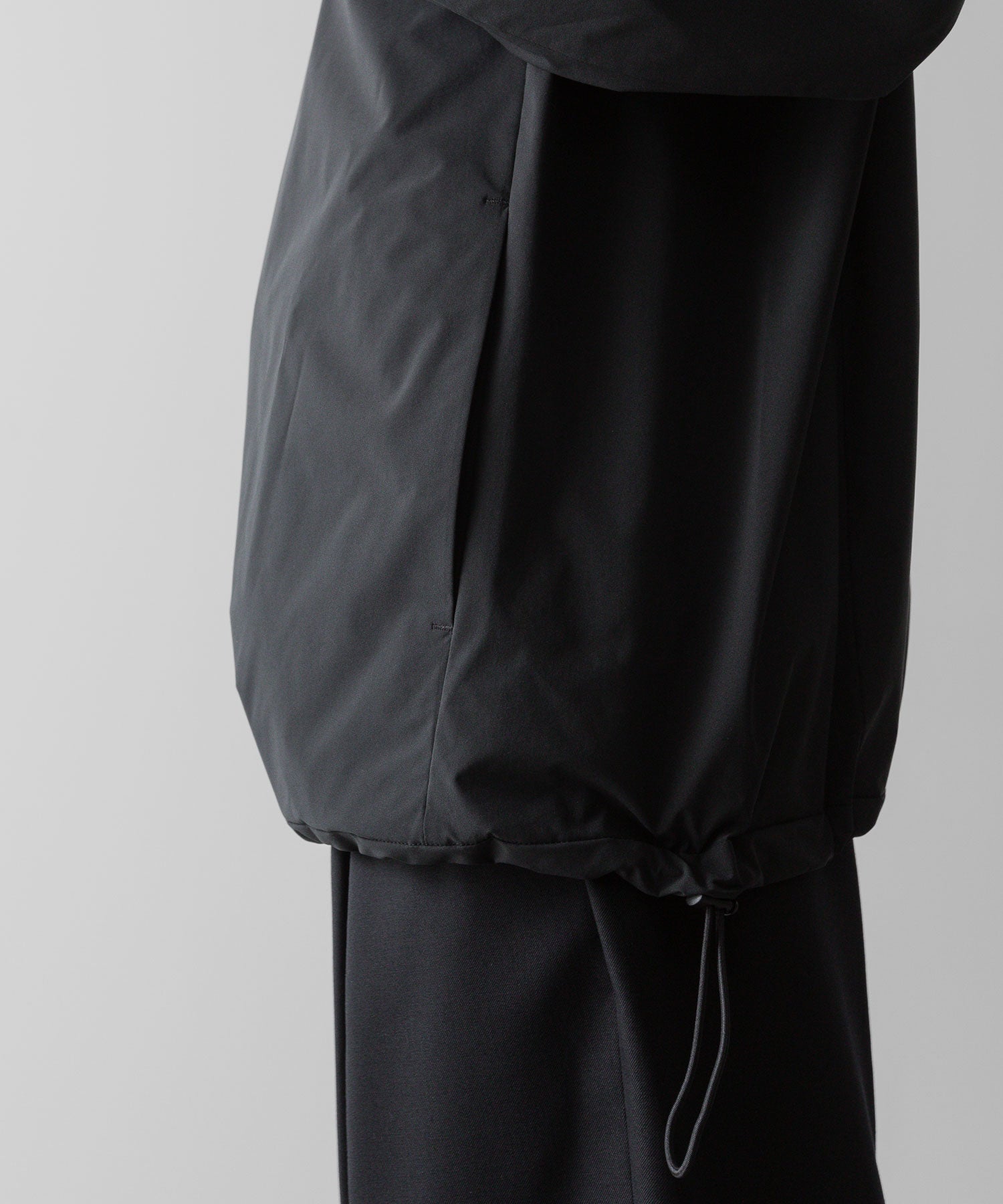 ssstein(シュタイン)の24AWコレクション WINDBREAKER NYLON HALF ZIP PULLOVER - BLACK 公式通販サイトsession福岡セレクトショップ