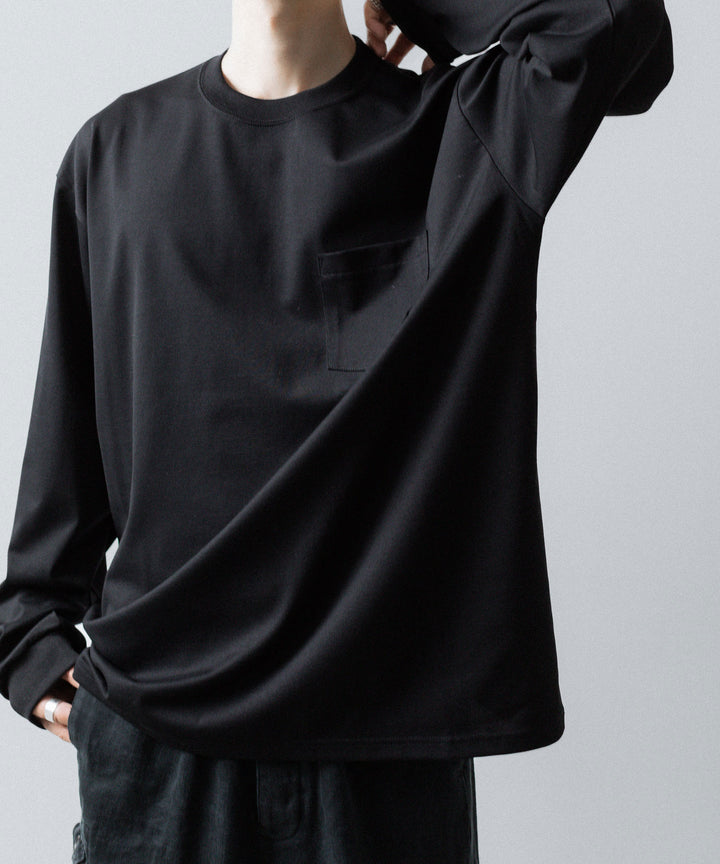 ssstein(シュタイン)のOVERSIZED LONG SLEEVE POCKET TEE - BLACKの公式通販サイトsession福岡セレクトショップ