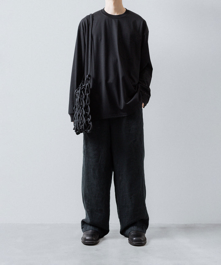 ssstein(シュタイン)のOVERSIZED LONG SLEEVE POCKET TEE - BLACKの公式通販サイトsession福岡セレクトショップ