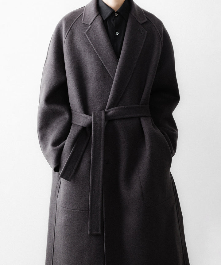 ssstein(シュタイン)のW/CA DOUBLE FACE NOTCH LAPEL COAT - GREY KHAKIの公式通販サイトsession福岡セレクトショップ