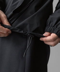 ssstein(シュタイン)の24AWコレクション WINDBREAKER NYLON HALF ZIP PULLOVER - BLACK 公式通販サイトsession福岡セレクトショップ