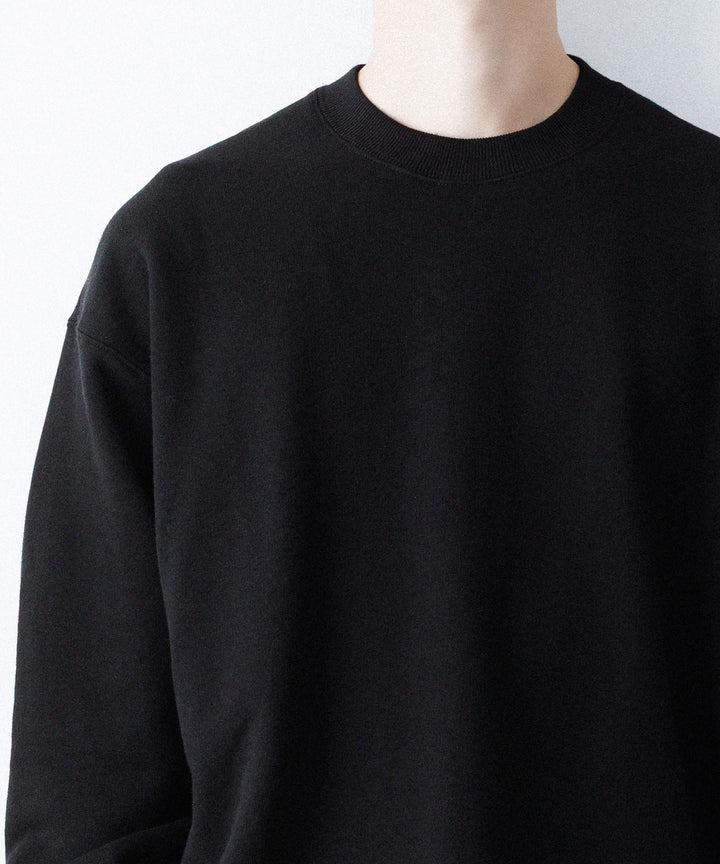 ssstein(シュタイン)の LOOPWHEEL COTTON SWEAT LS - BLACKの公式通販サイトsession福岡セレクトショップ