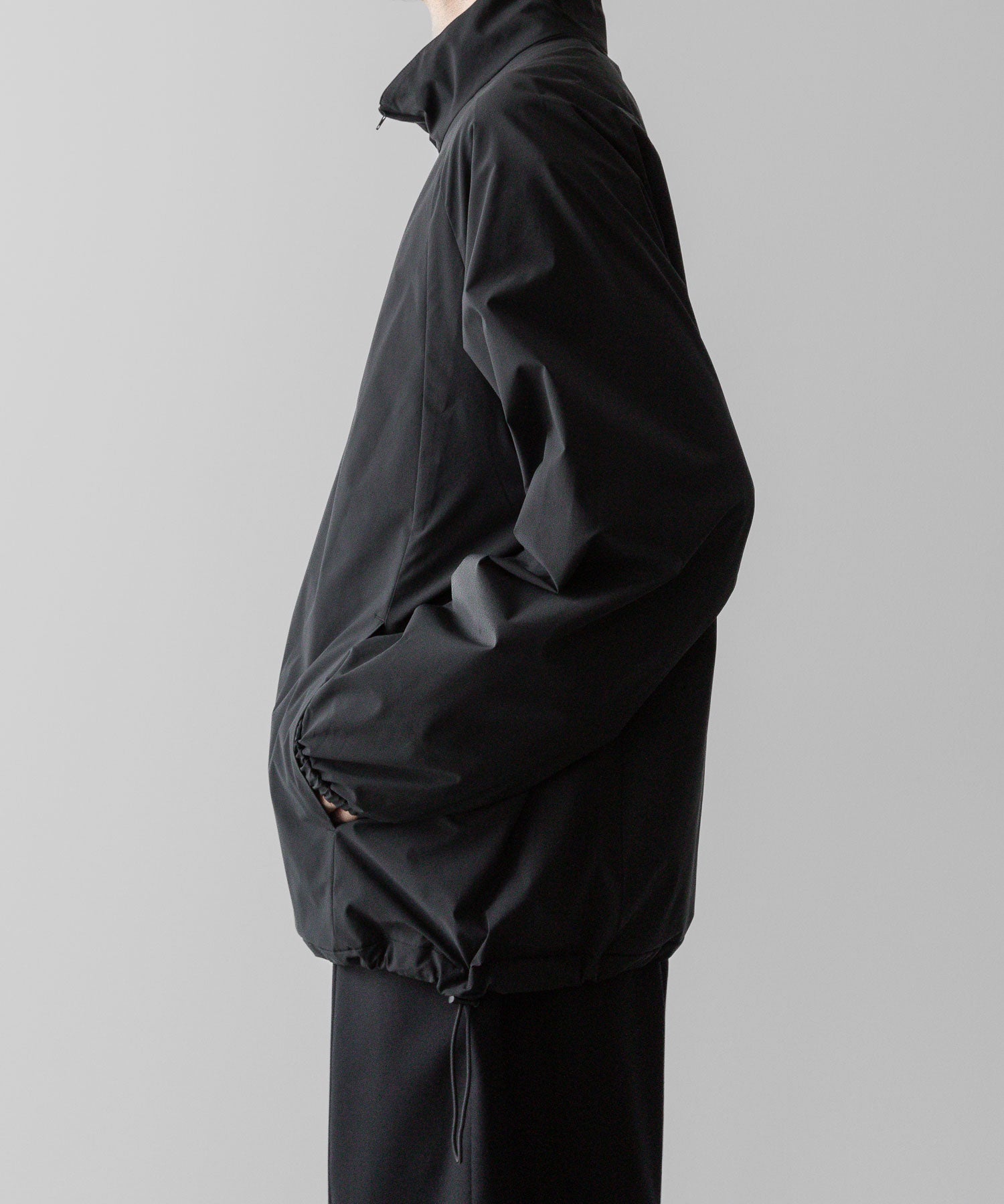 ssstein(シュタイン)の24AWコレクション WINDBREAKER NYLON HALF ZIP PULLOVER - BLACK 公式通販サイトsession福岡セレクトショップ