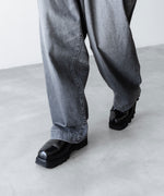 画像をギャラリービューアに読み込む, ANTHEM A アンセムエーのWASHED DENIM NO-BRAINER PANTSのBLACK 公式通販サイトsession福岡セレクトショップ
