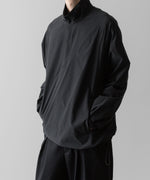 画像をギャラリービューアに読み込む, ssstein(シュタイン)の24AWコレクション WINDBREAKER NYLON HALF ZIP PULLOVER - BLACK 公式通販サイトsession福岡セレクトショップ
