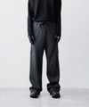 【OPPOSE DUALITY】SUB ONG RIB SWEAT PANTS - BLACK